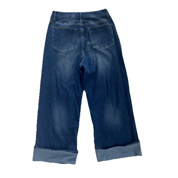 Halara Medium Petite Womens Cuffed Lightweight Denim Jeans Sz M 29 x 24.5 - Picture 5 of 6